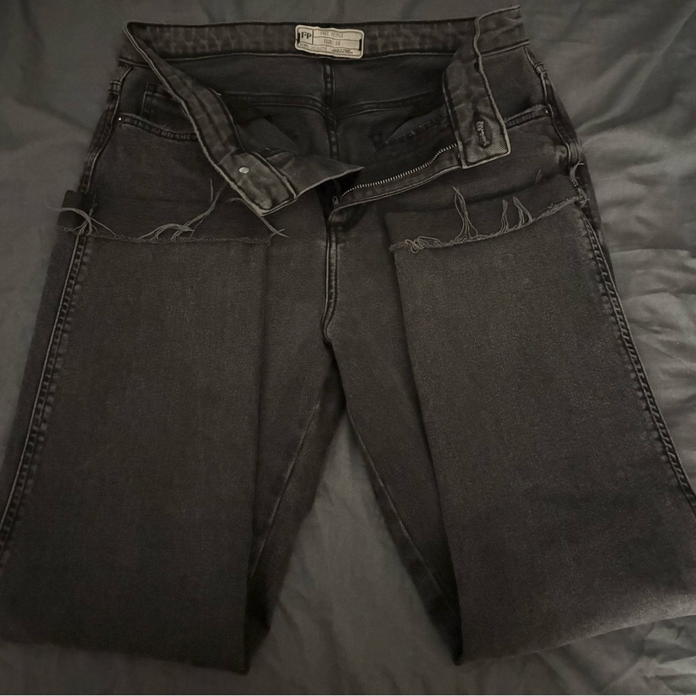Free People Charcoal Jeans